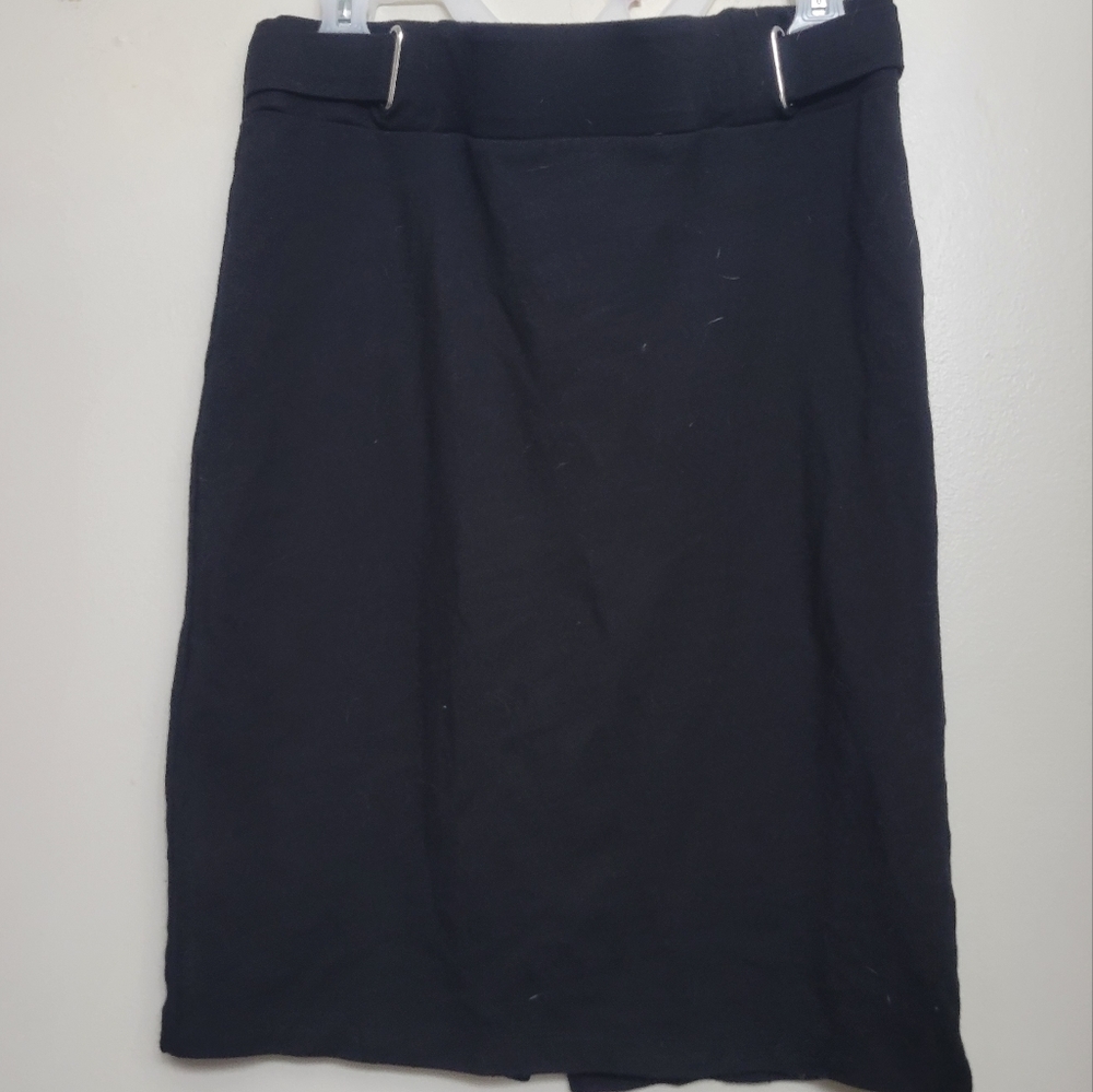 Large black pencil skirt